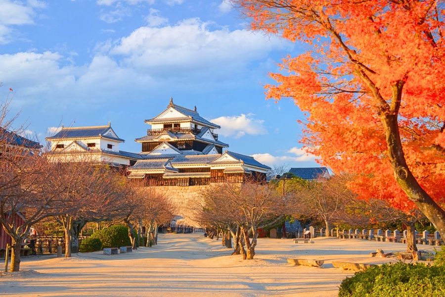Matsuyama Castle autumn