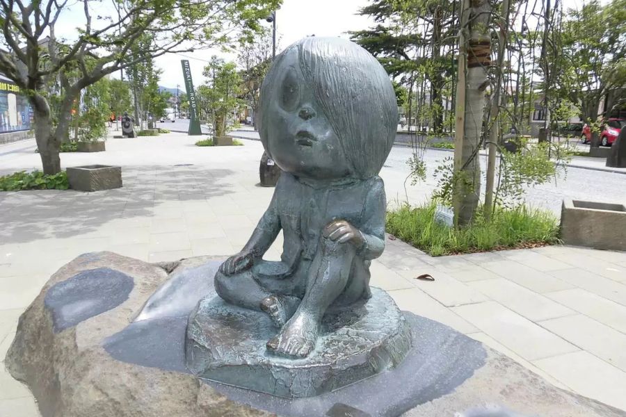 Mizuki Shigeru Road in Sakaiminato