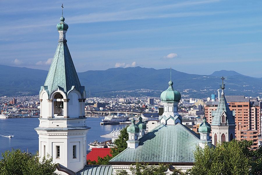 Motomachi churches in Hakodate