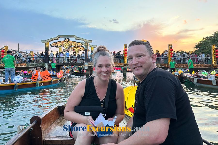 River boat ride on a Hoi An shore excursion