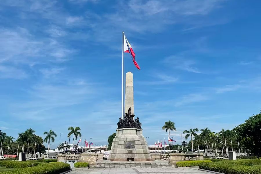 Rizal Park in Manila