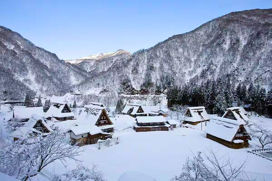 Toyama winter landscape