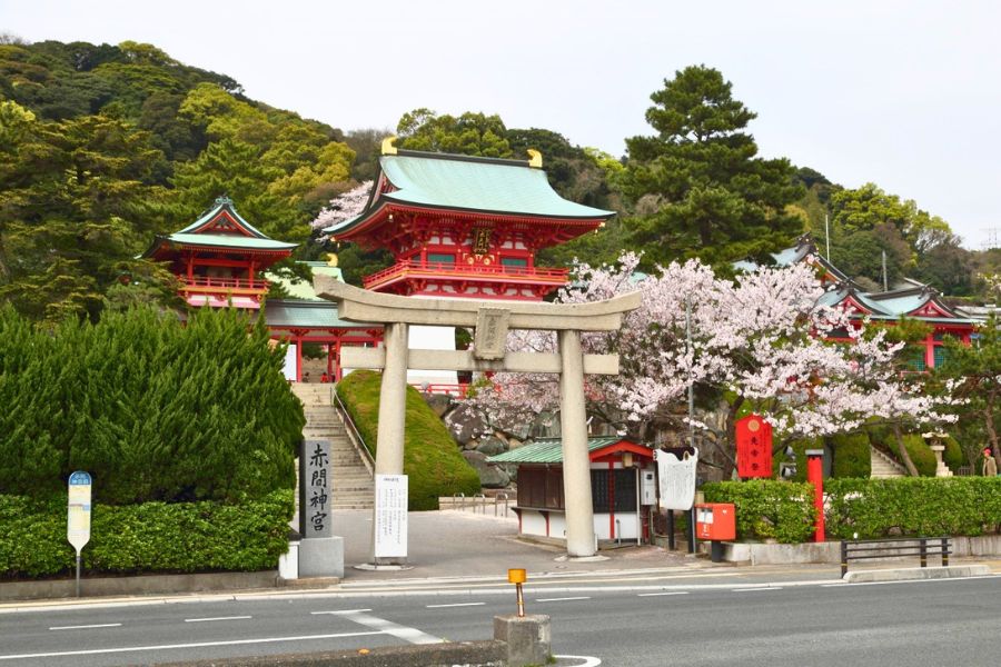Akama Shrine in Shimonoseki