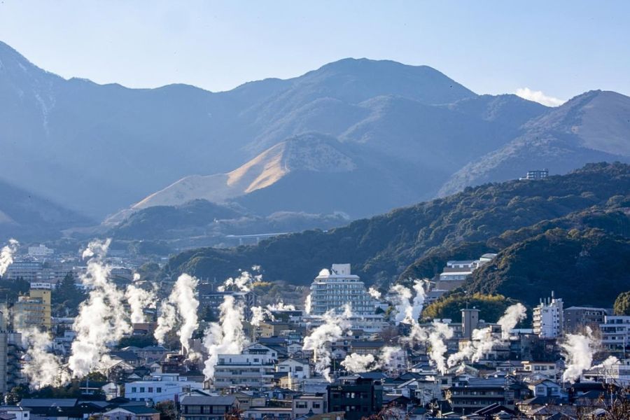 Beppu in winter