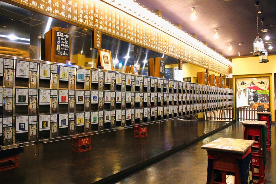 Ponshukan sake tasting Niigata
